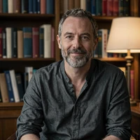 Portrait of writer Ant Smith, a quiet advocate for male body positivity
