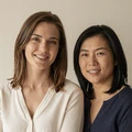 Portrait of Avery and Mei, members and engaged couple